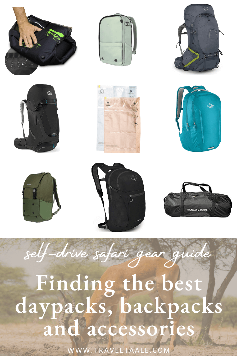 Safari Gear Guide: backpacks and daypacks for safari