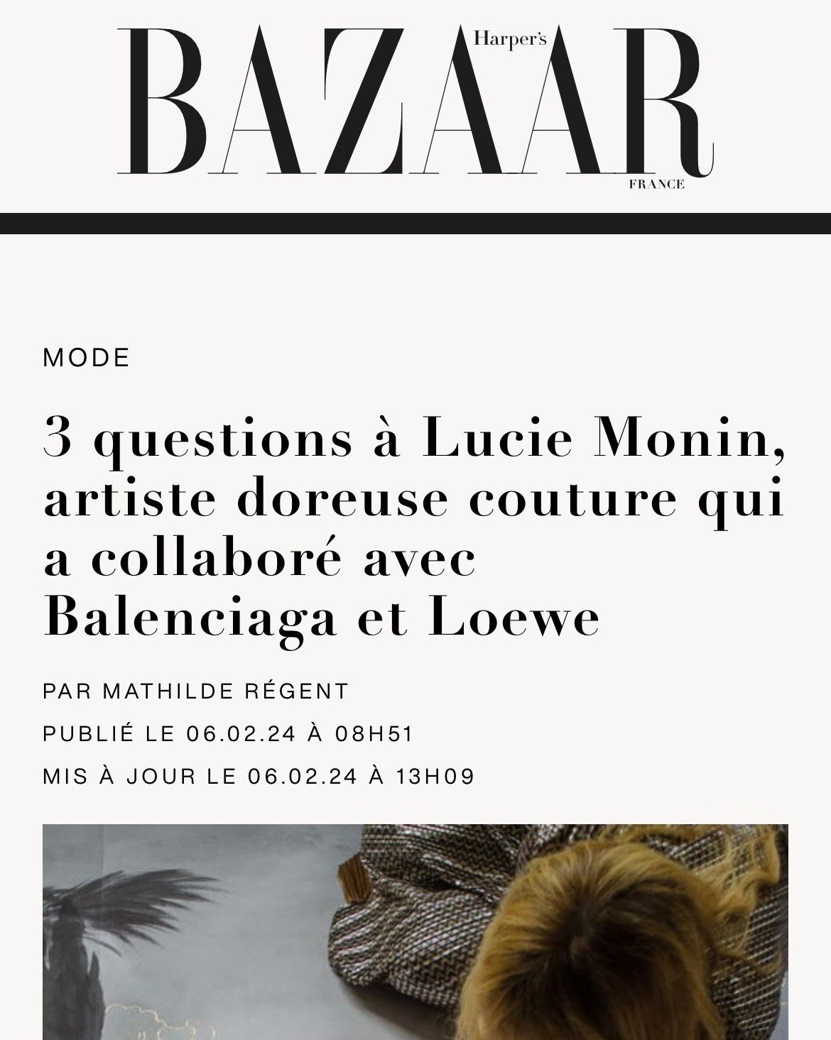 Harper's Bazaar - Février 2024