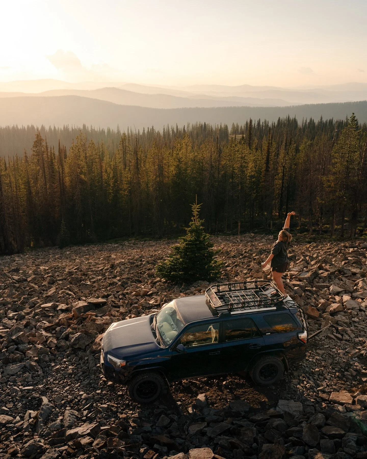 On top of the world with the girlies ✨