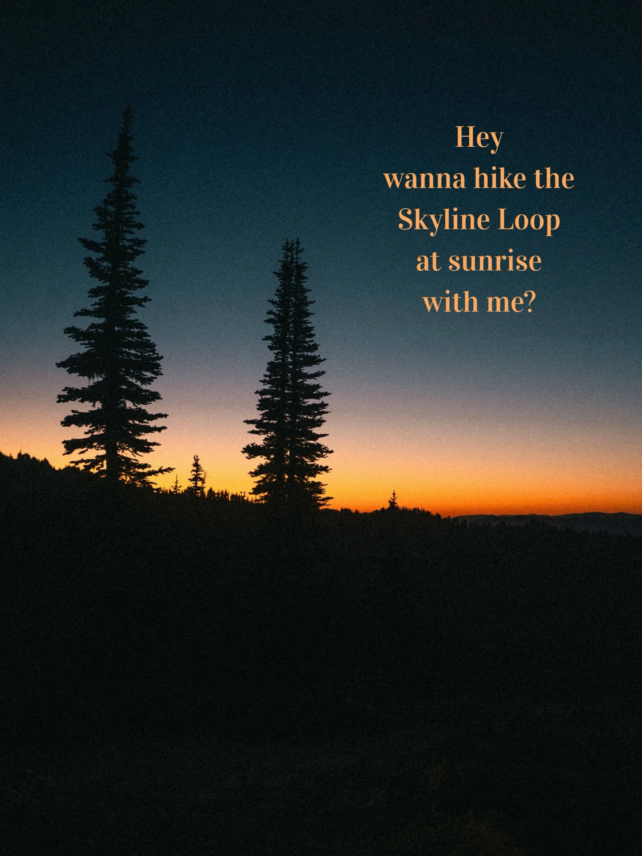 Don&rsquo;t worry, we only have to set the alarm for 4:30 a.m. since the sun rises later now! 

Spent the last day of summer hiking the Skyline Loop trail at Mt. Rainier and the fall colors were already popping off. The last time I hiked this trail t