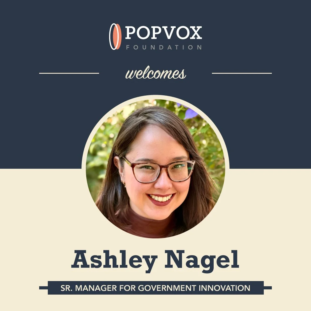 POPVOX Foundation Welcomes Ashley Nagel