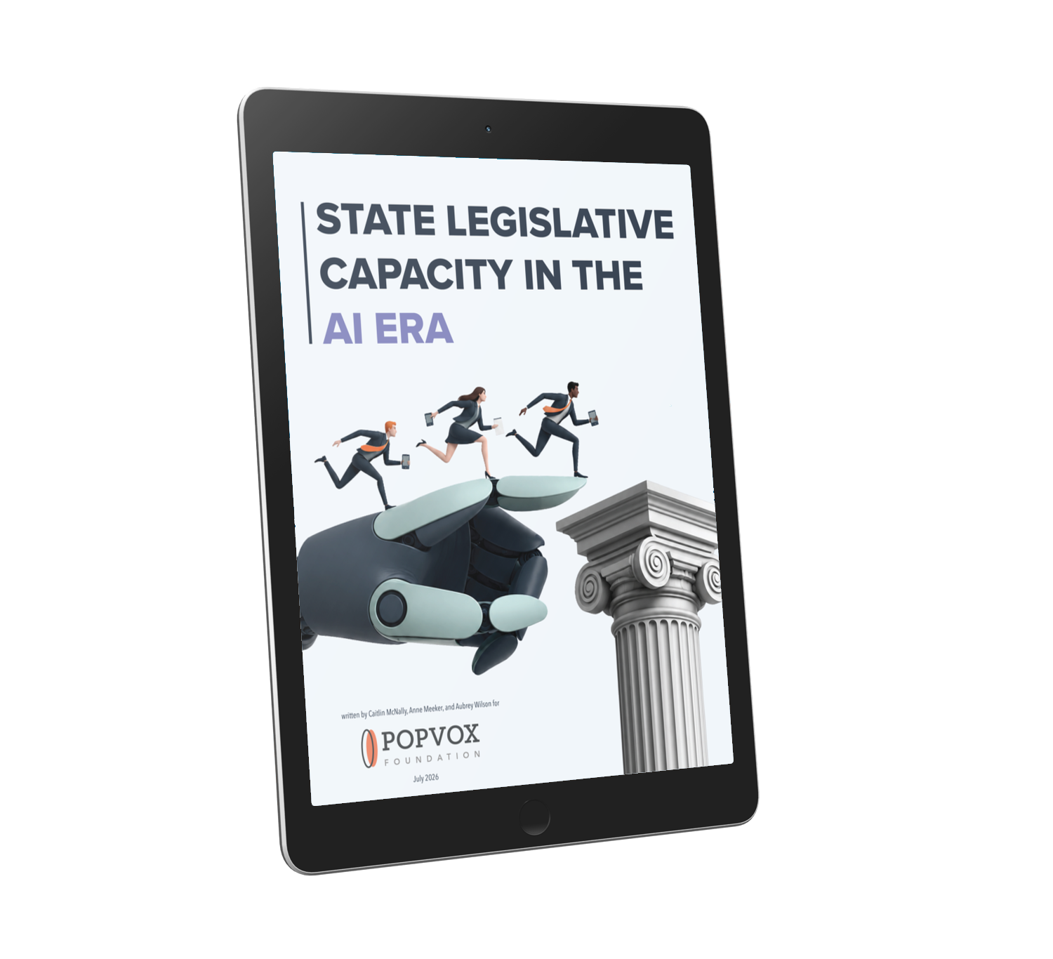 State Legislative Capacity in the AI Era report cover