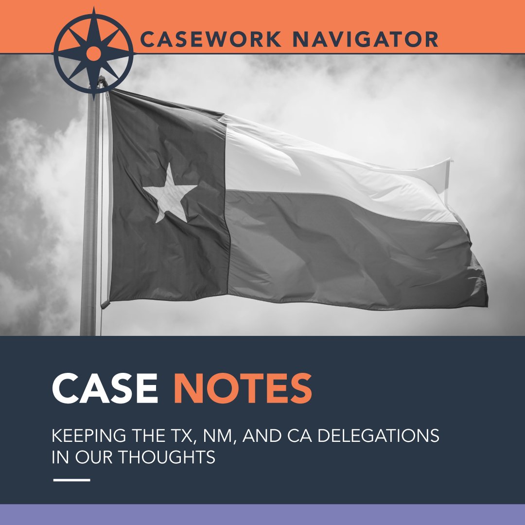 Keeping the TX, NM, and CA delegations in our thoughts