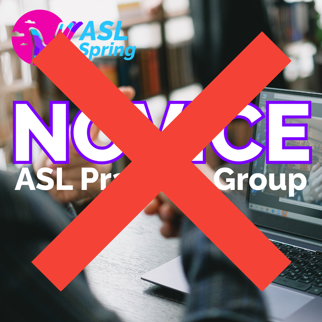 **POSTPONED** Novice ASL Practice Group (Led by Kaitlin)
