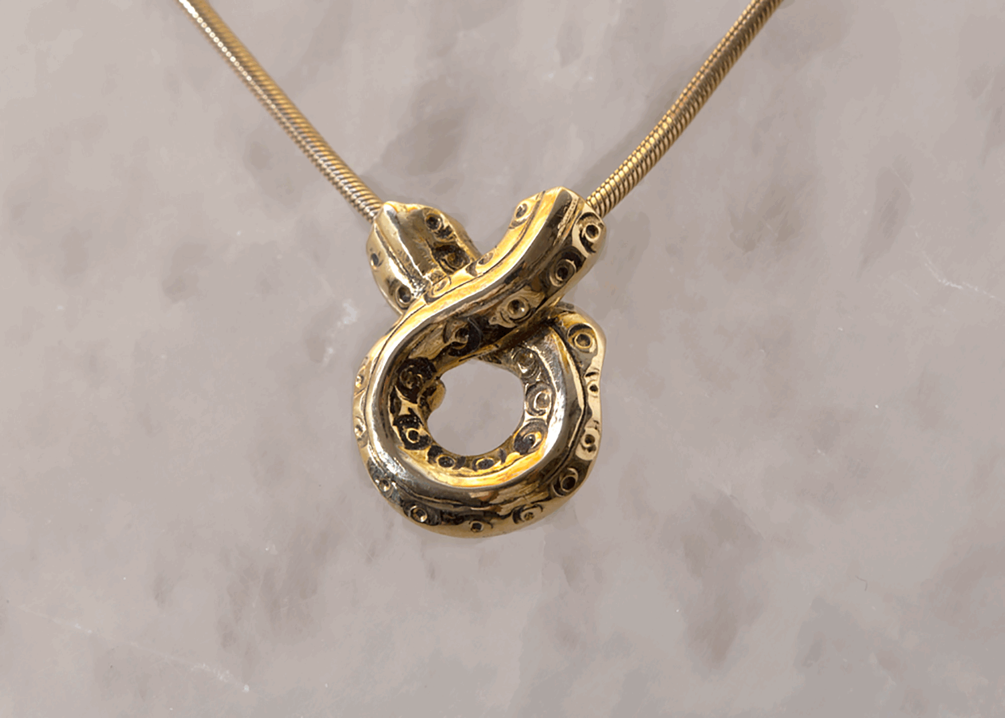 Underbelly Necklace
Snake, Necklace, Underbelly, SNAKE NECKLACE
Lucille Geist Jewelry