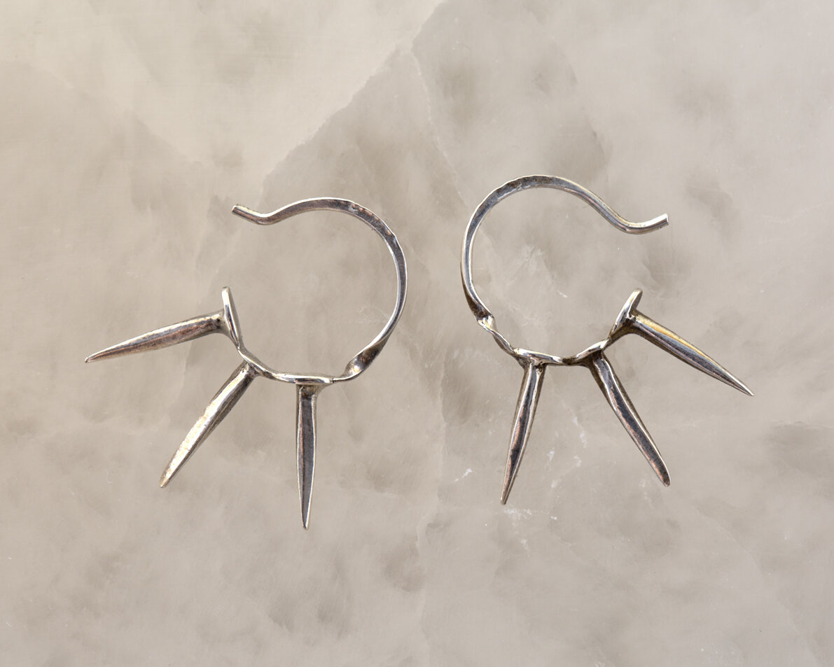Triple Threat Earrings
NAILS, EARRINGS, TRIPLE THREAT, STRENGTH, STRENGTH JEWELRY
Lucille Geist Jewelry