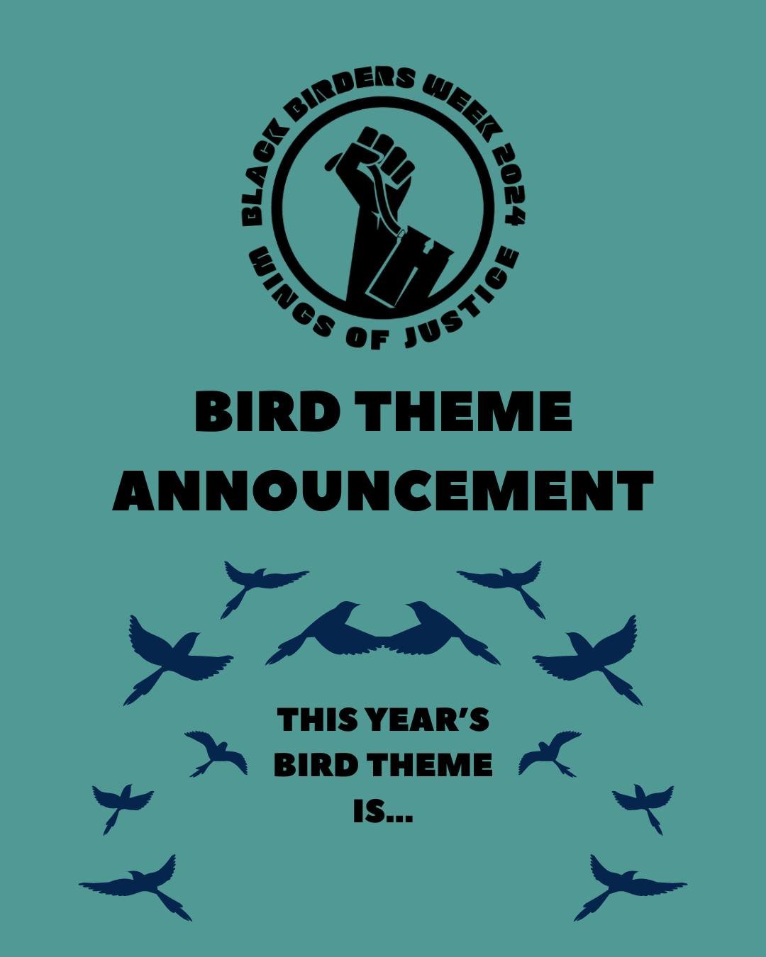 🌟NEW ANNOUNCEMENT🌟 

This year's #BlackBirdersWeek Bird Theme is...the Corvid family!!! The Corvid family, or Corvidae, includes more than 120 species including crows, ravens, jays, magpies, jackdaws, nutcrackers, treepies, rooks, and choughs. 

Ou