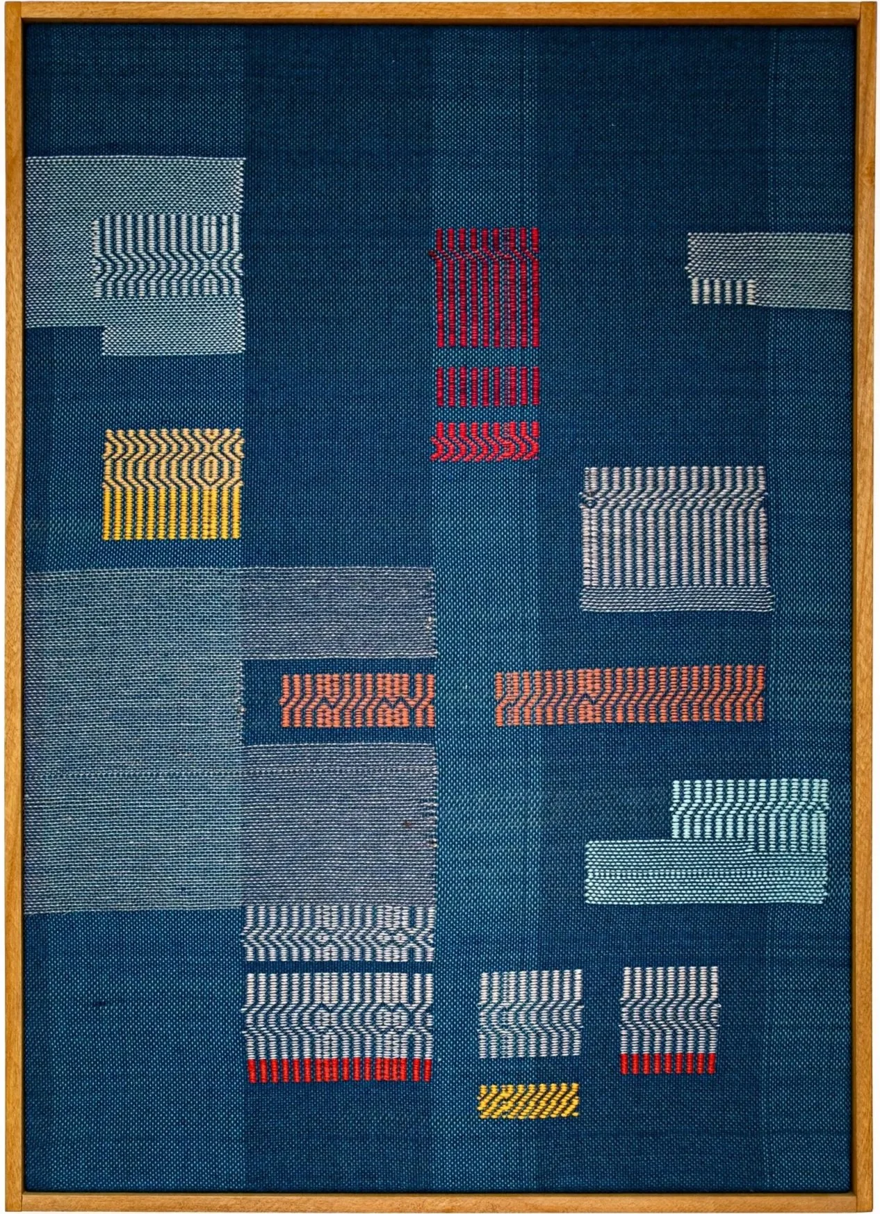 SPIGOLATURA n° 93 | Composition: cotton, linen, silk, bamboo - 82 x 102 cm