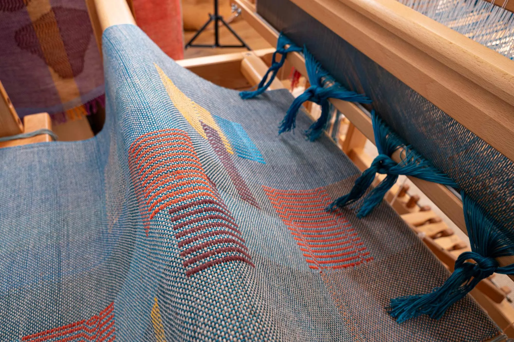 The most long-awaited moment of weaving 