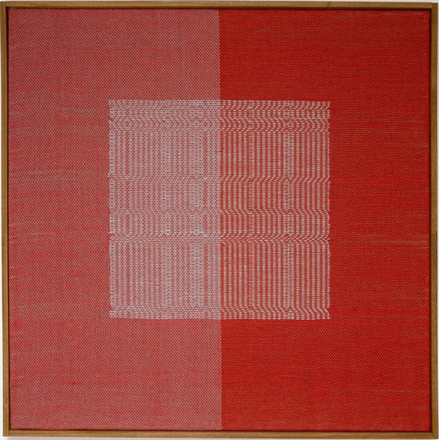 BANDIERA n° 27 | cotton, silk, linen - 77 x 77 cm 
