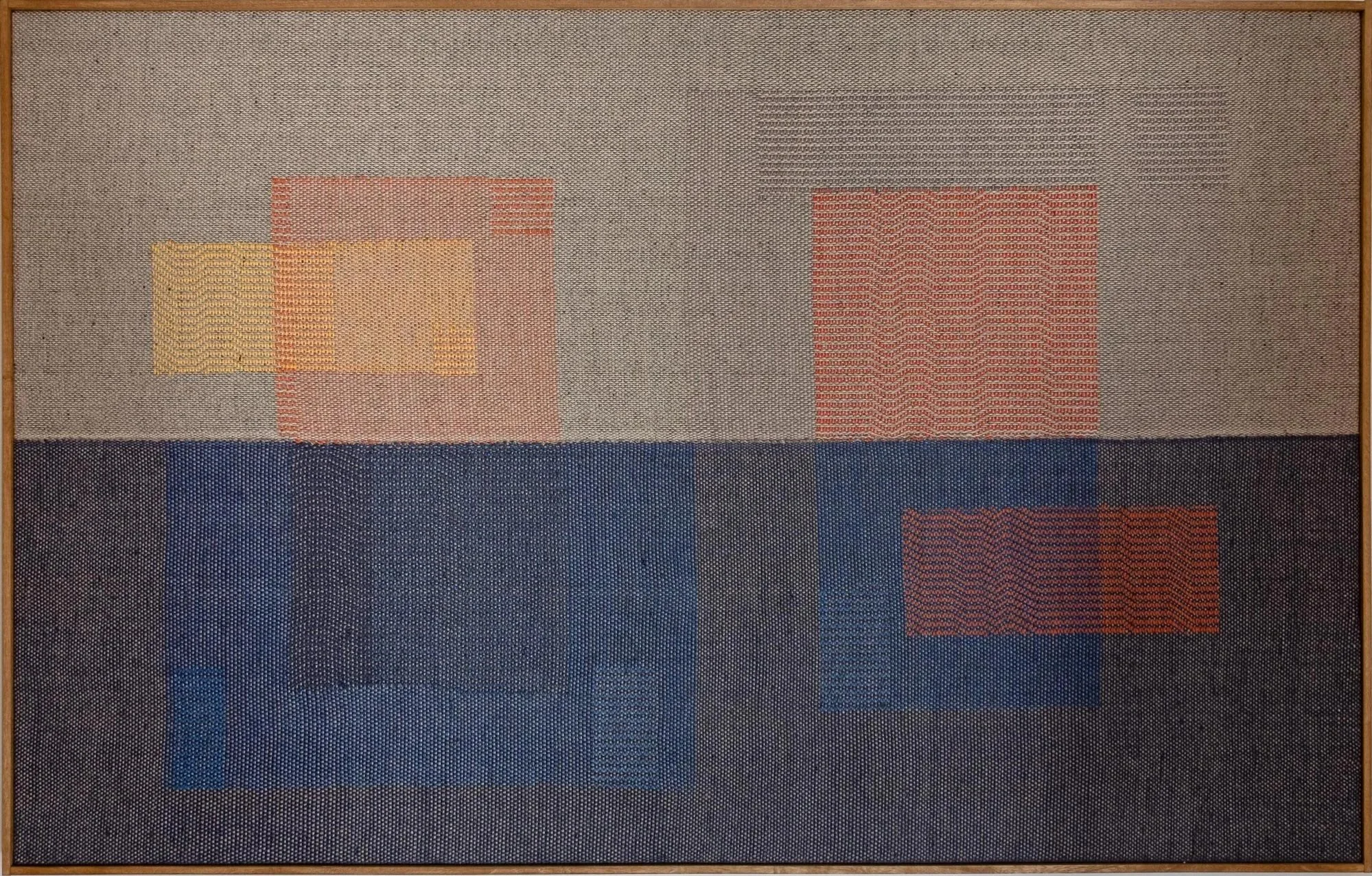 Pojagi n° 2 | Cotton, linen, silk | 100 x 180 cm