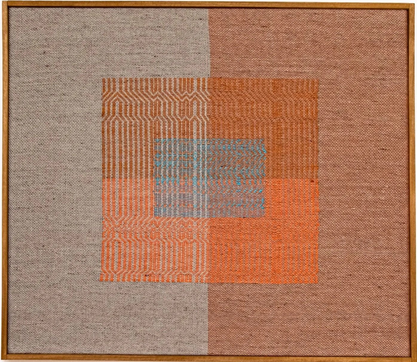 BANDIERA n° 28 | cotton, wool, silk, linen - 77 x 7 cm 