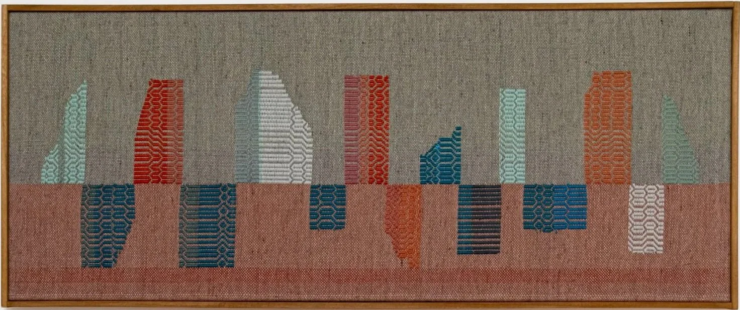 SPIGOLATURA n° 98 | Composition: cotton, linen, silk, bamboo - 125 x 50 cm