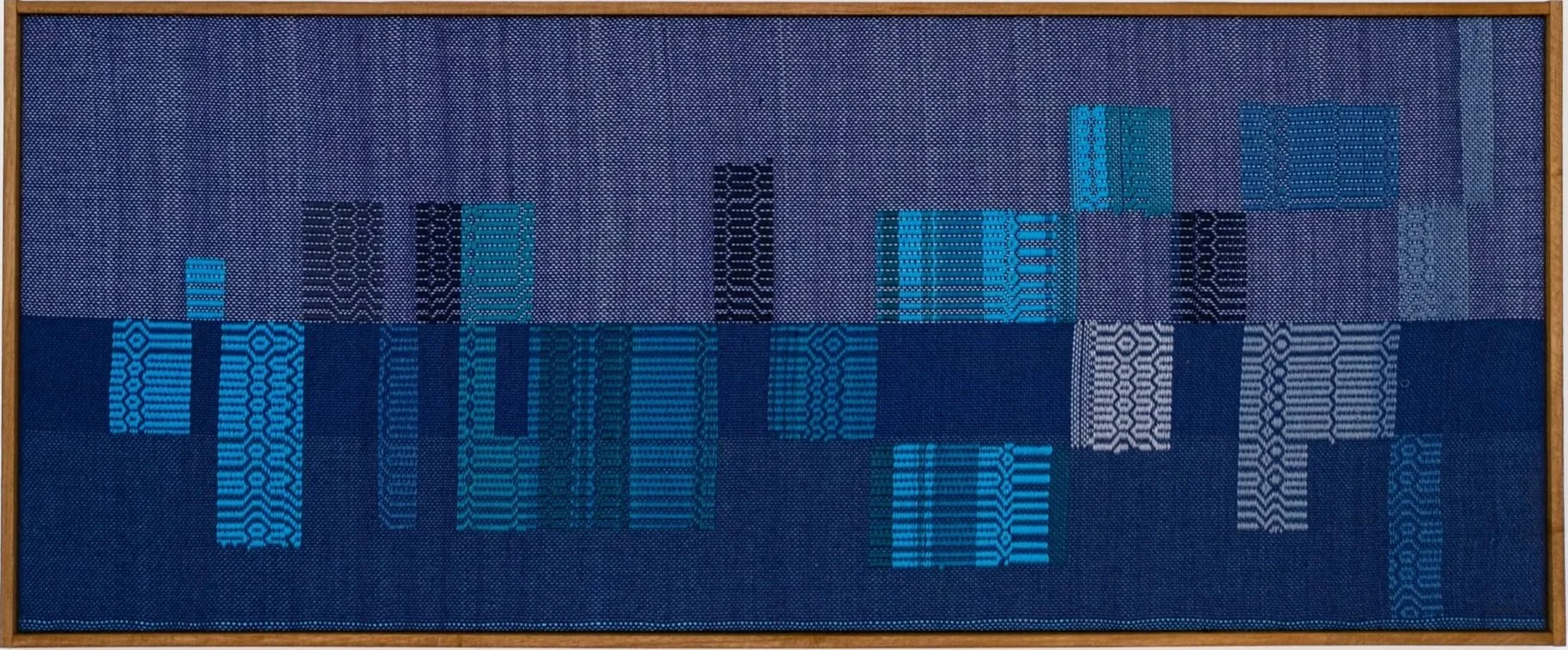 SPIGOLATURA n° 100 | Composition: cotton, linen, silk, bamboo - 125 x 50 cm