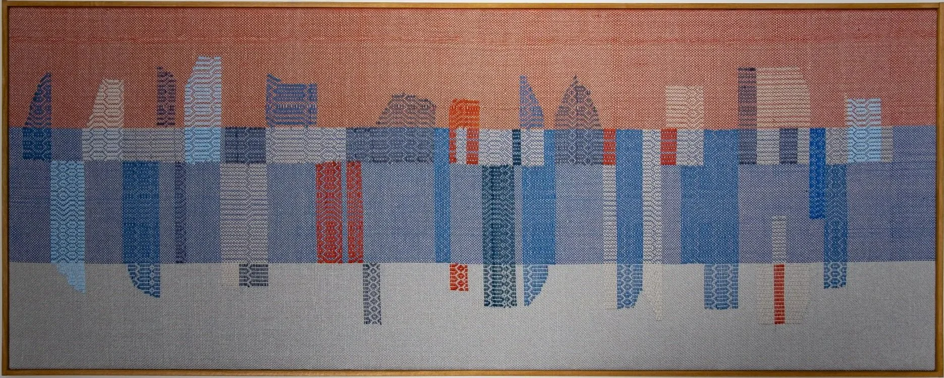 SPIGOLATURA N° 41_03 | Cotton, linen, silk, wool - 180 x 70 cm