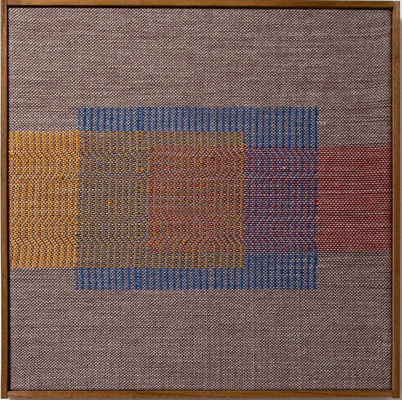 Pojagi n° 4 | Cotton, linen, silk | 50 x 50 cm