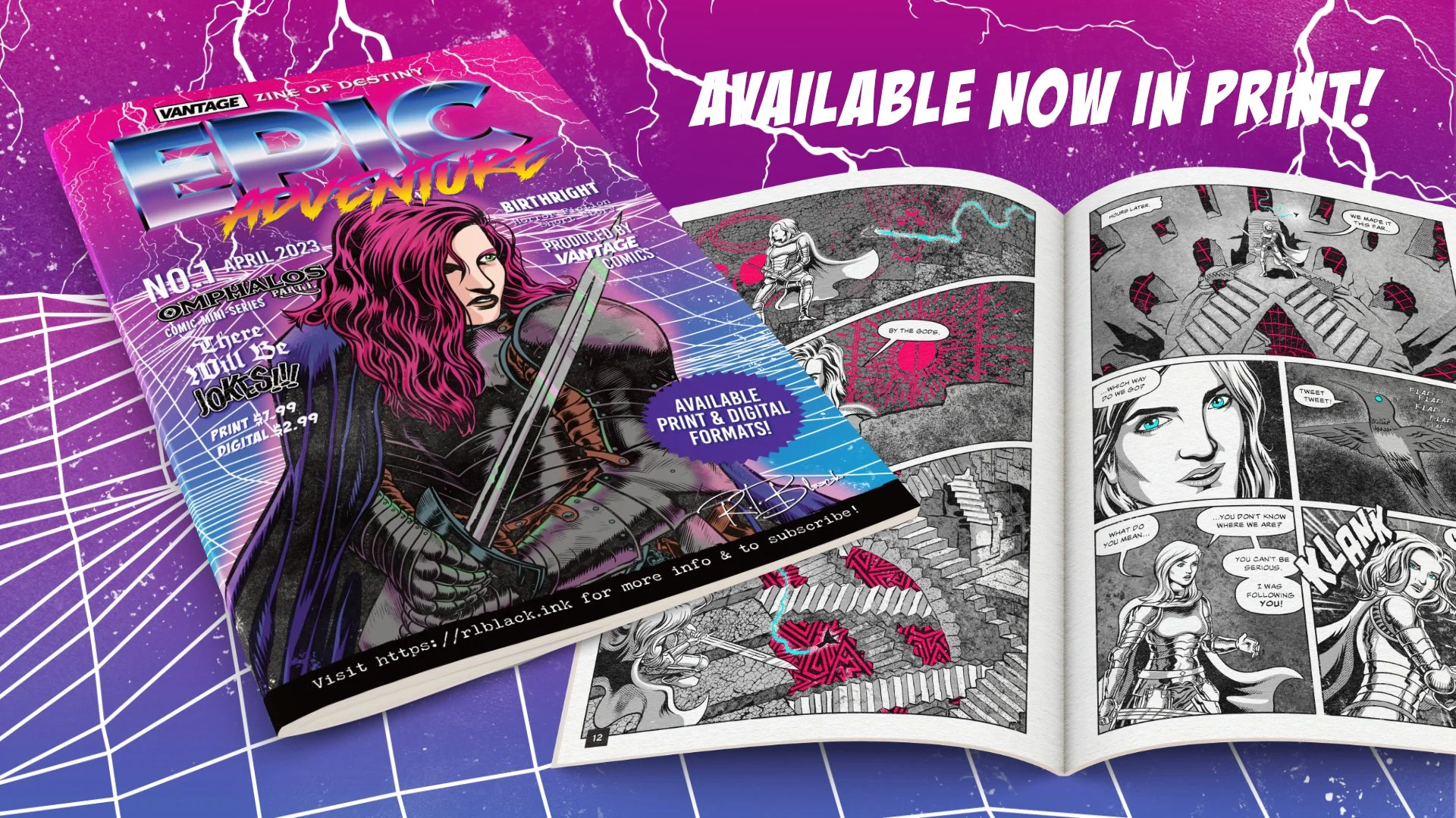 Hold Epic Adventure in Your Hands: Issue #1 Now Available in Print!