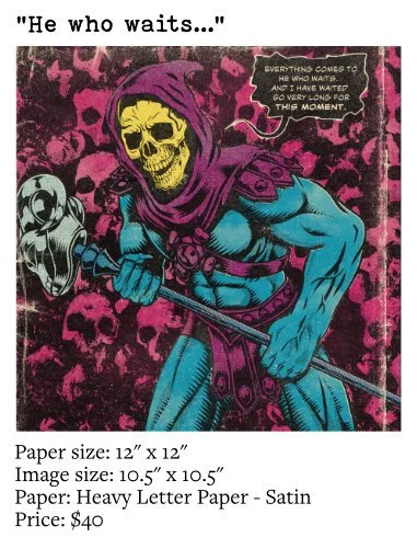 Skeletor art print