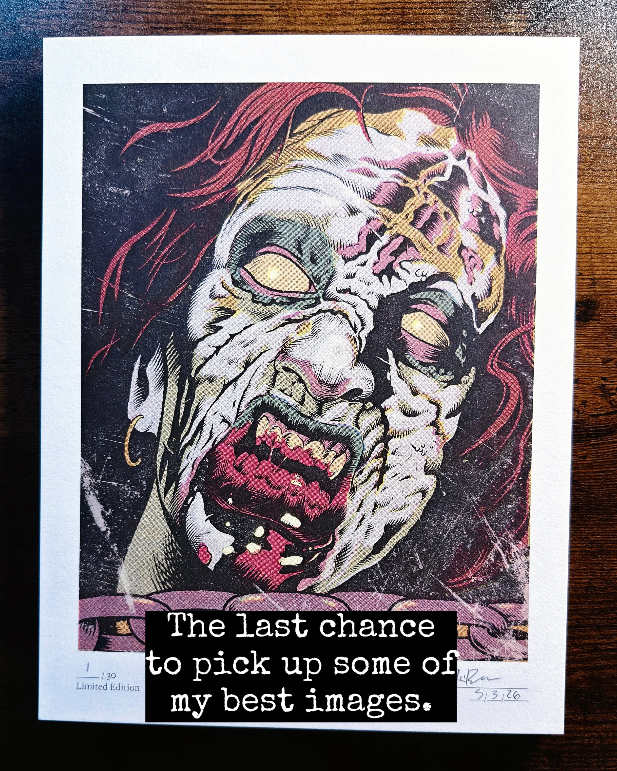 Example art print for print drop