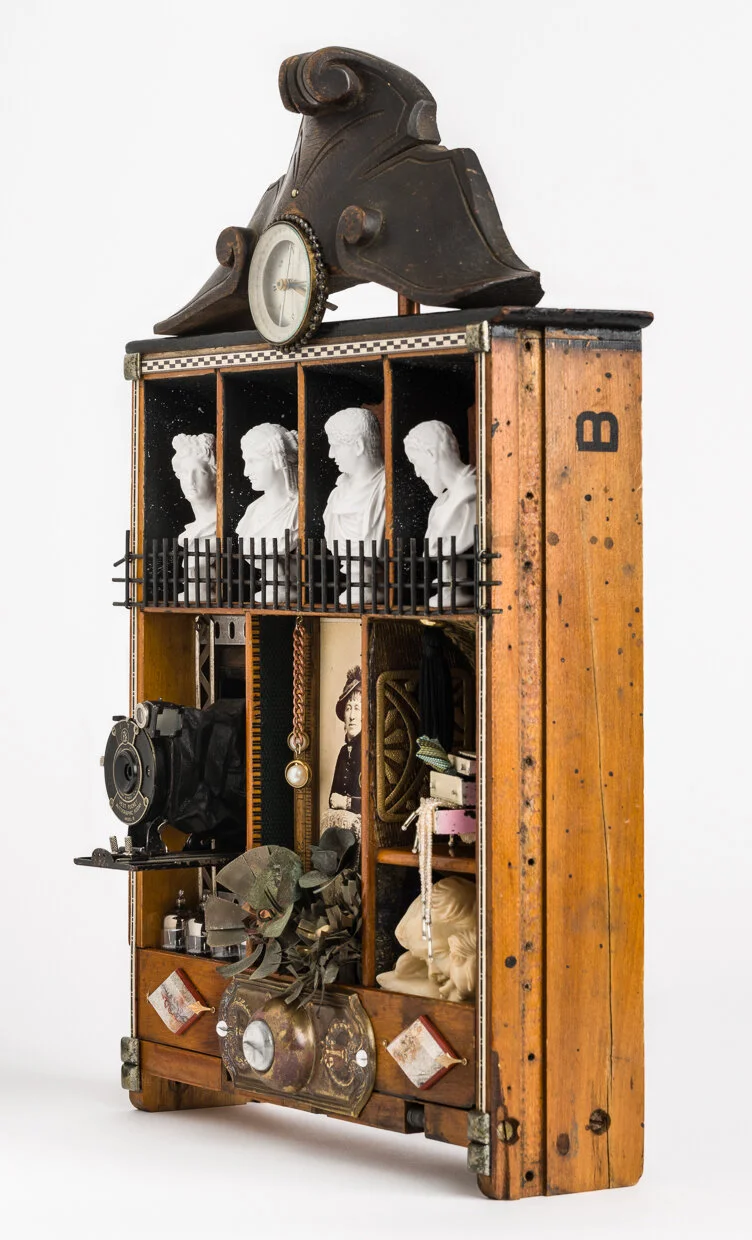 Gale Rothstein-'For Mrs. Margaret Packard Rescued From a Flea Market Bin of Anonymity' -side view 2.JPG