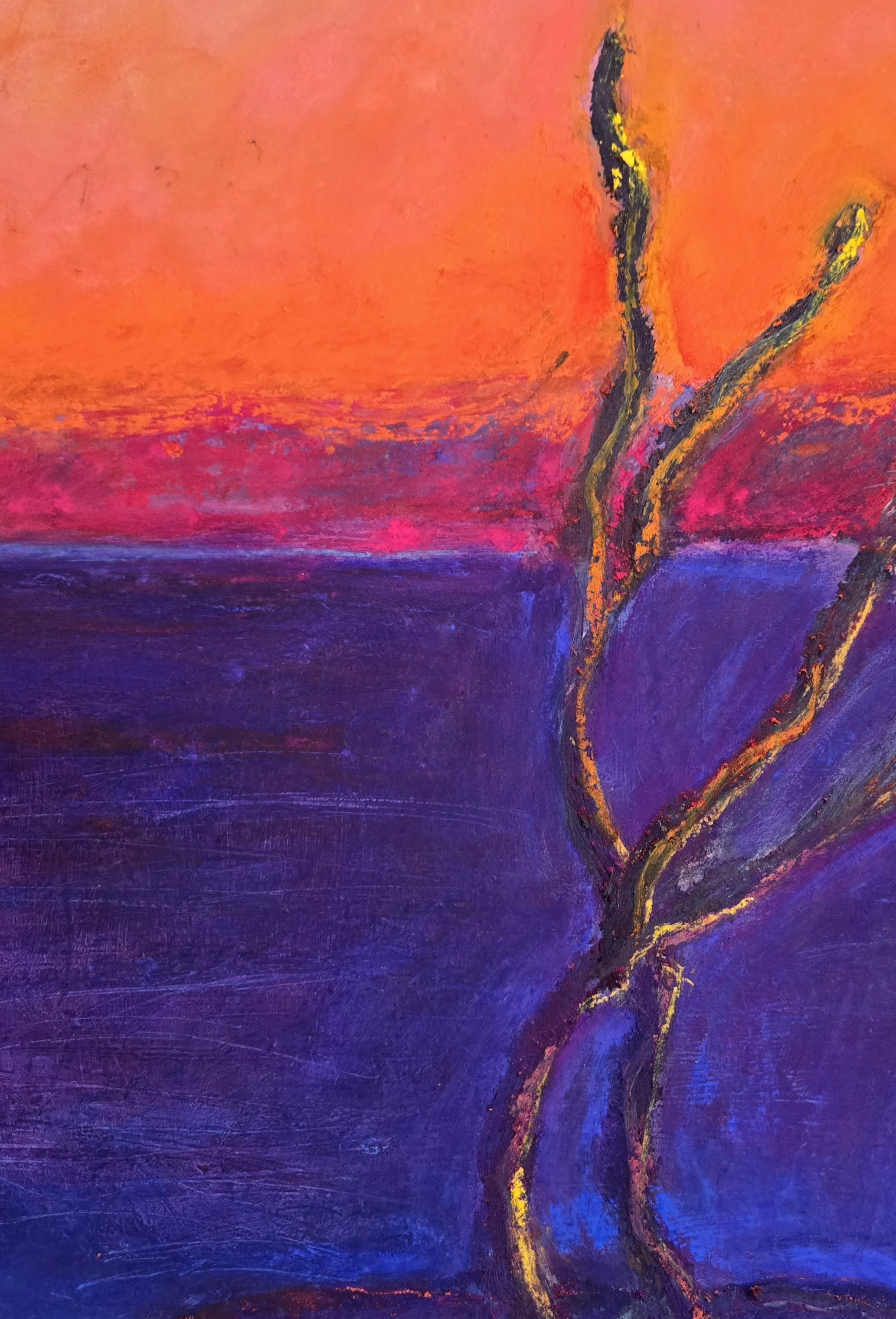 Detail, "Burn Scar: Manzanita" 2026