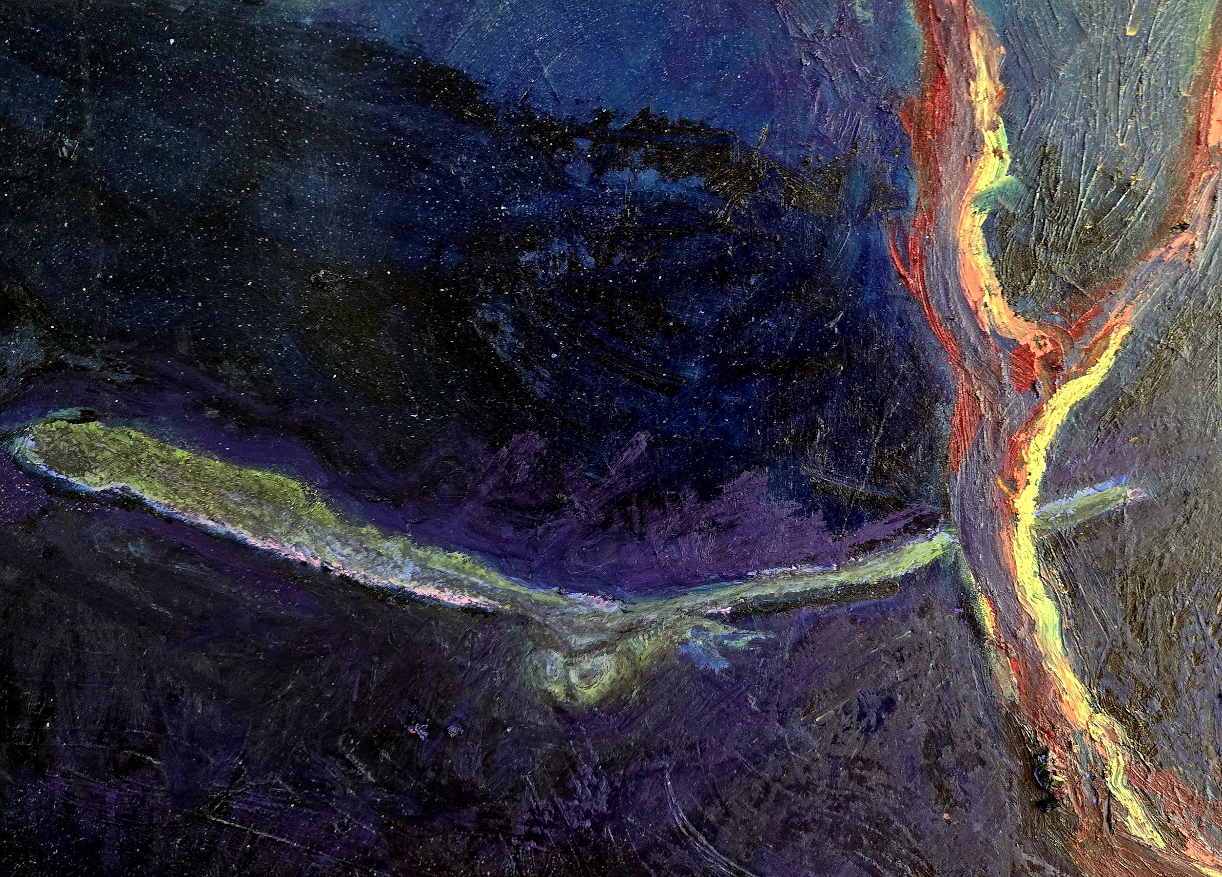 Detail, "Burn Scar: Manzanita" 2026