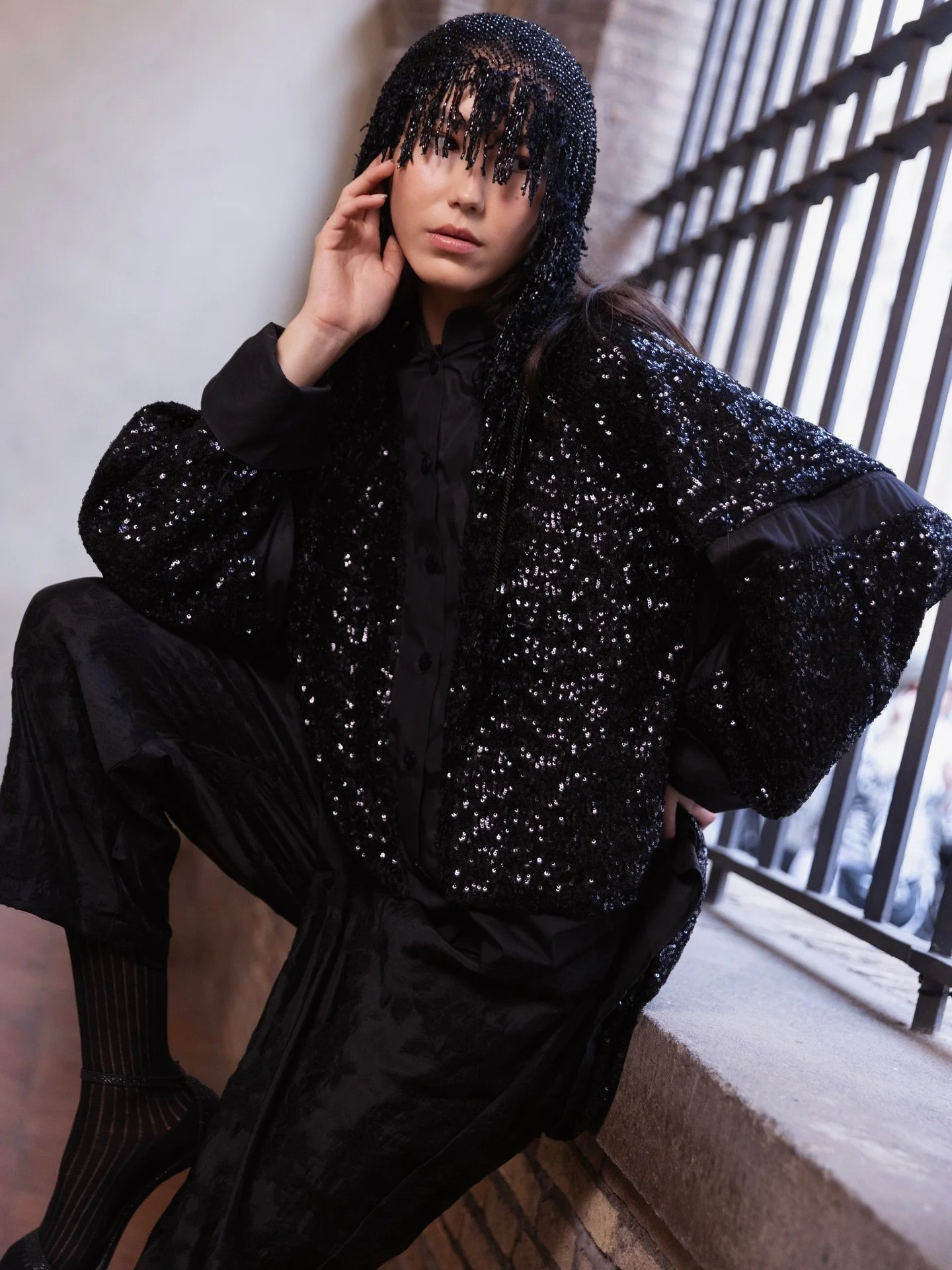 A/I 2025 Sottrazioni 
@lookedmodelmanagement 

📸: @claudiafrijiophotographer 

- Make-up/Hair @accademiaditrucco 
- Make-up/Hair Coordinator @noemiseveramua 

#sottrazionibydomitillafunghini

#fashion #fashionrunway #abbigliamento #designer #fashion