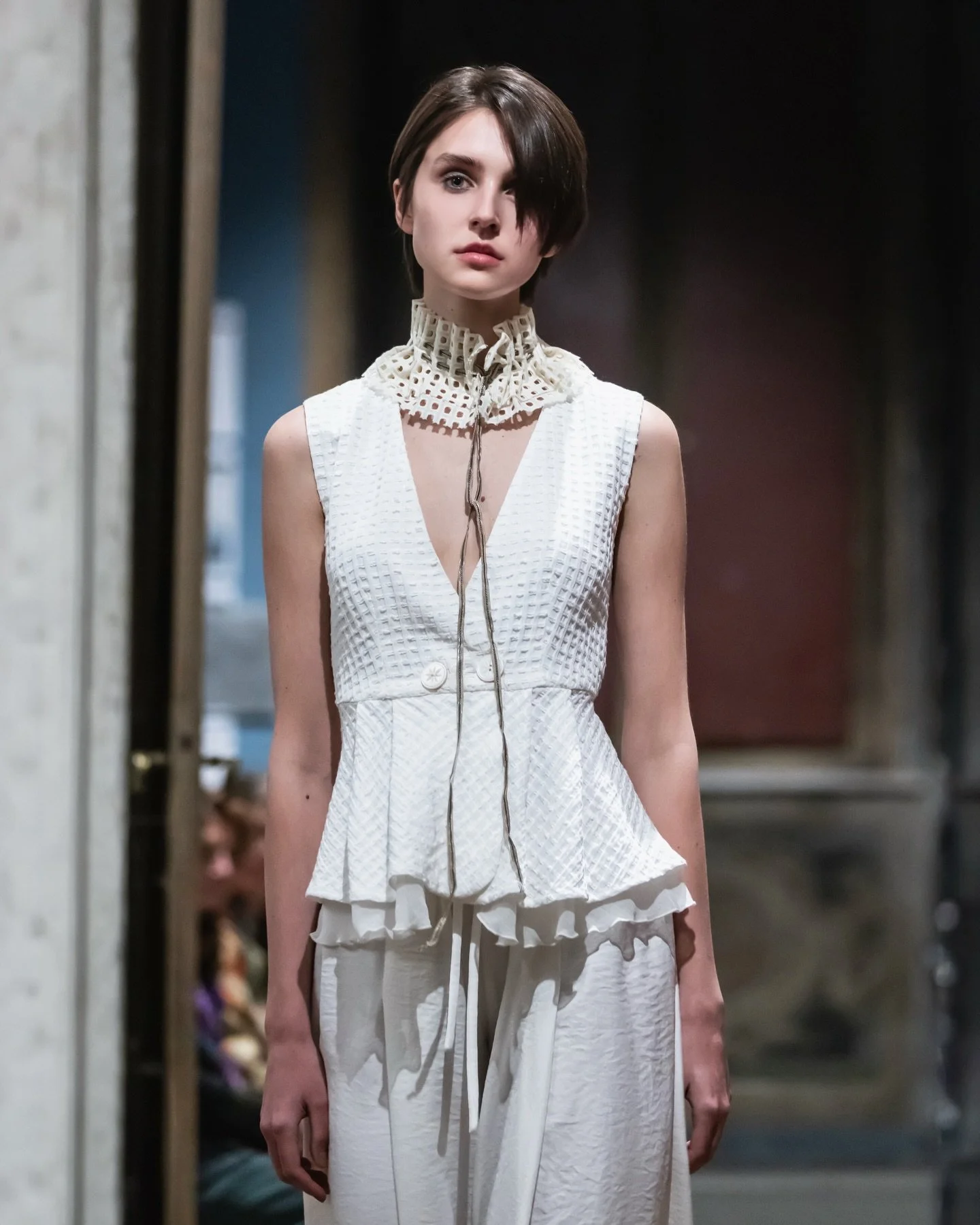 P/E 2026 Sottrazioni x Preposizioni🤍
@fabio_mazzeo_architects 

ALBUS
Capsule collection 

Designer
Domitilla Funghini

Runway photographer 
Claudia Frijo @claudiafrijiophotographer 

Creative Direction, Art Direction &amp; Regia 
Lesors studio @les