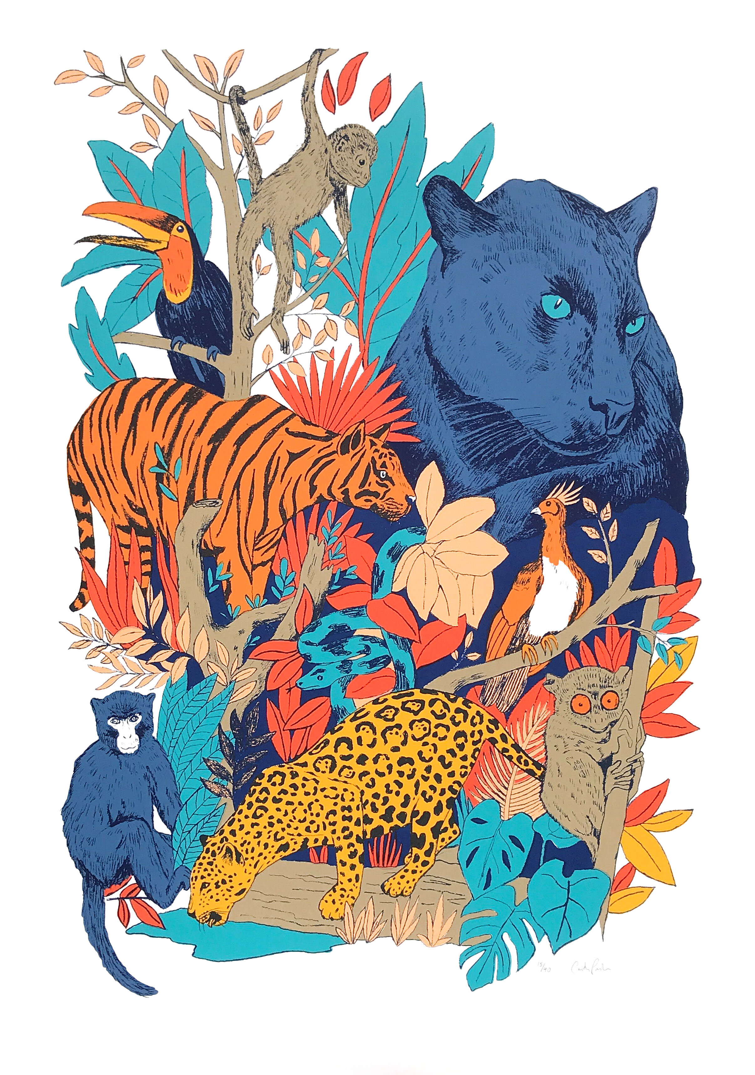 Nature Inspired Silk Screen Prints — Caitlin Parks