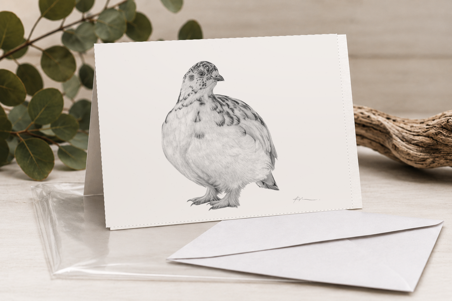 Willow Ptarmigan Greeting Card