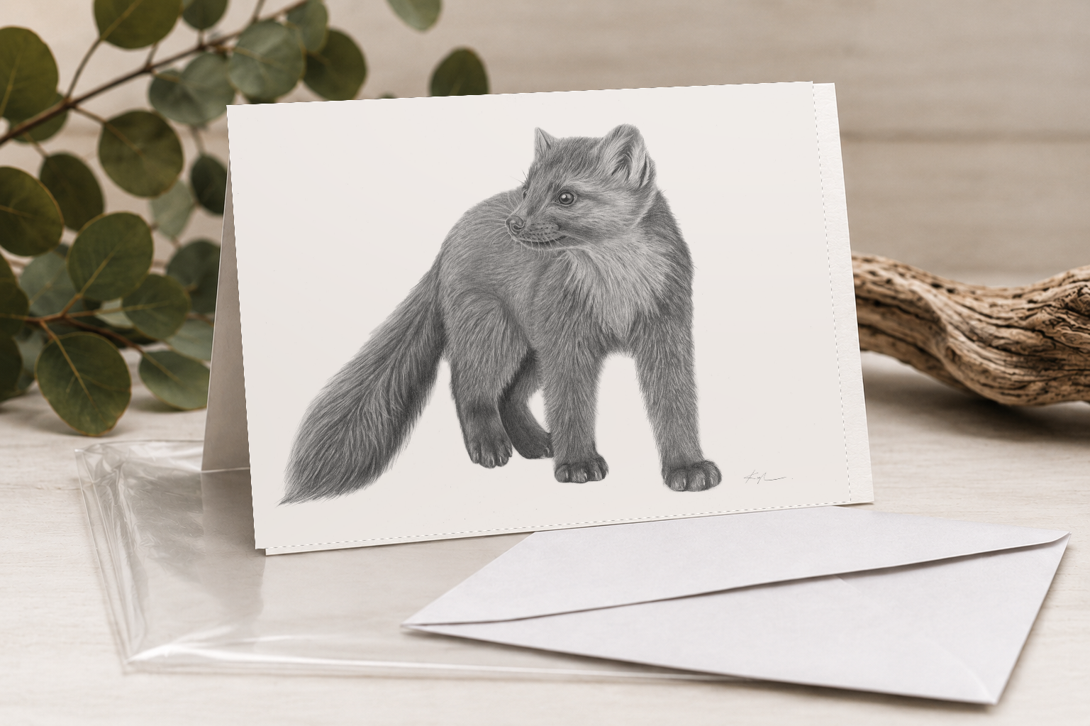 Newfoundland Pine Marten Greeting Card