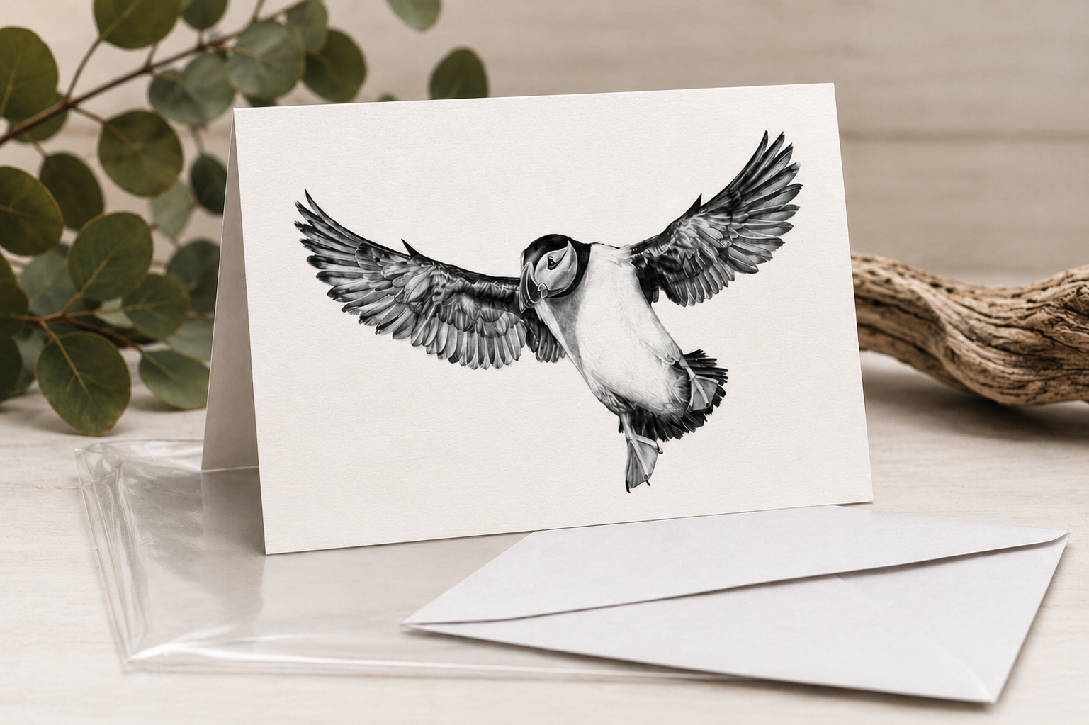 Atlantic Puffin Greeting Card