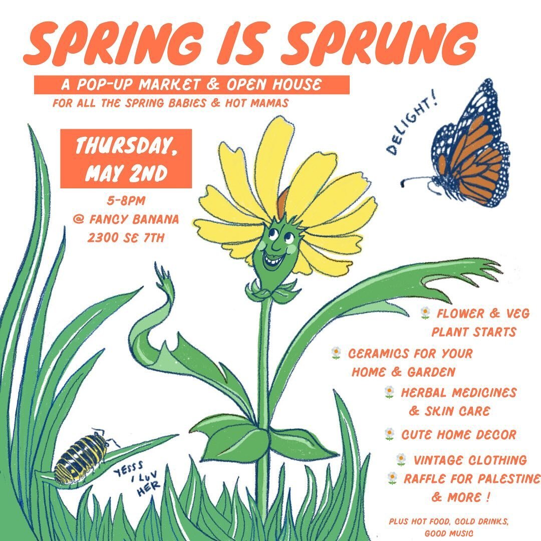 I&rsquo;m so excited for this pop up at @fancybanana.co! I&rsquo;ll be posting some items that will be available over the next couple weeks. Also, Alex from @solsticeflowerworks is having a pre-sale of some gorgeous flower and veggie starts, so go ch