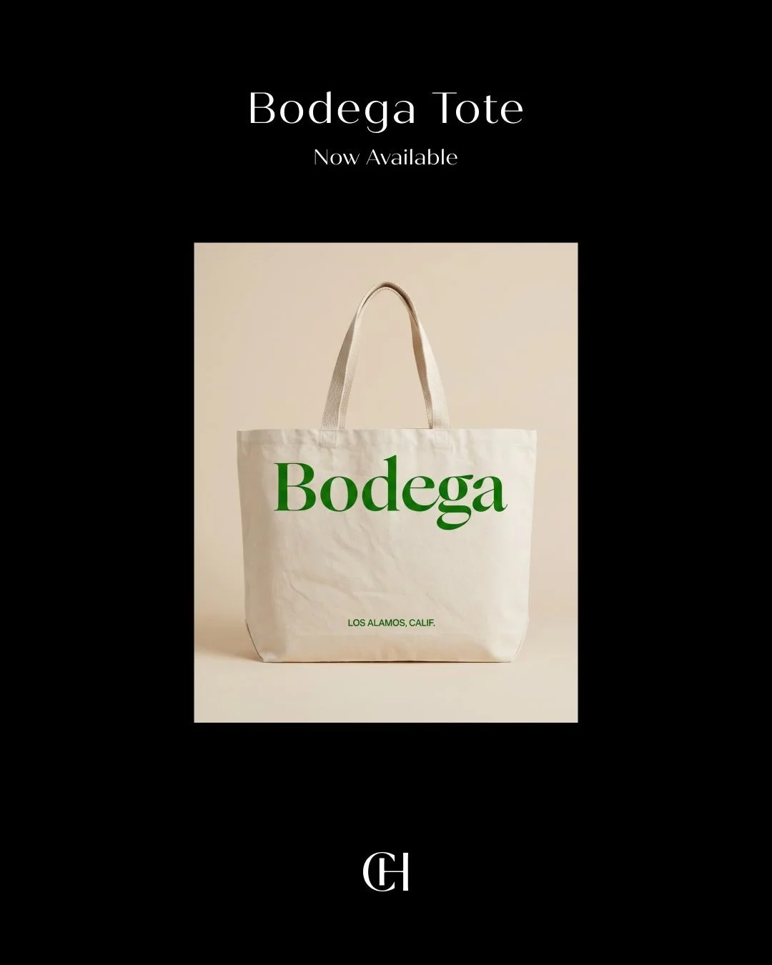 A new Bodega tote has arrived! Made for a bottle of wine, a beach towel, and summer trips to the farmers market. Available now online through the Companion shop, or grab one in person at @bodegalosalamos.