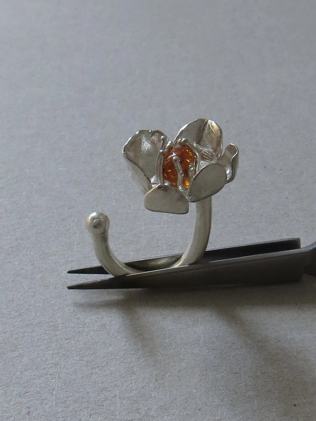 thumbelina amber ring