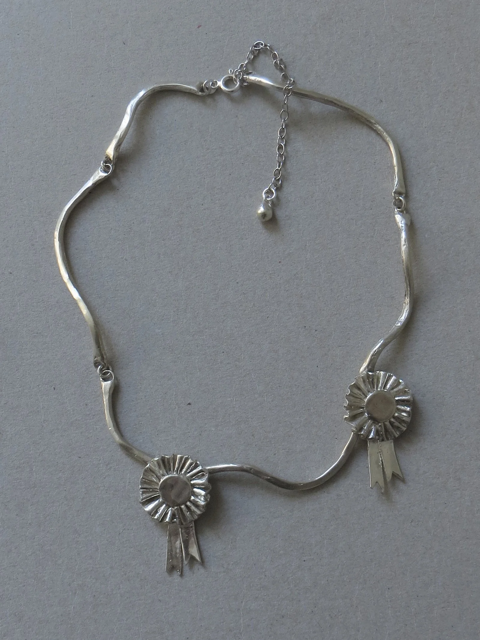 Flower Hoop Necklace