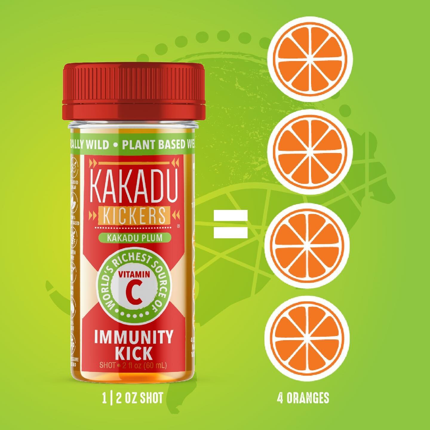 1 bottle of our Kakadu Kickers is equivalent to 4 oranges of Natural Vitamin C. 

Great for YOU and good for the whole FAMILY! Do you Kakadu?