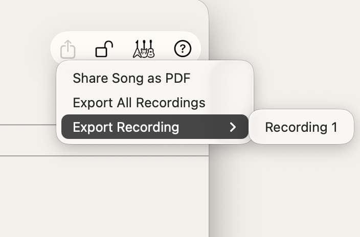 export audio files