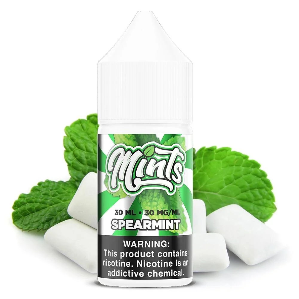 Mintz Spearmint Nic Salt - Fresh long lasting spearmint flavor.