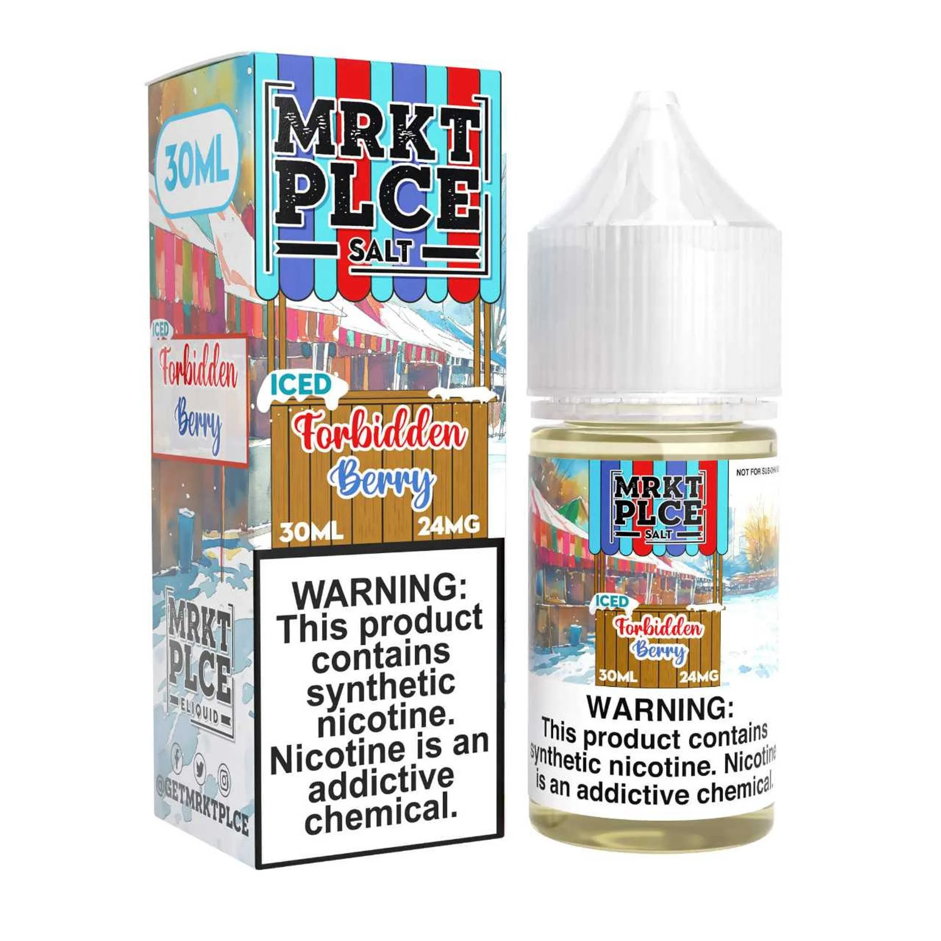 Tropical fruit and mixed berry menthol