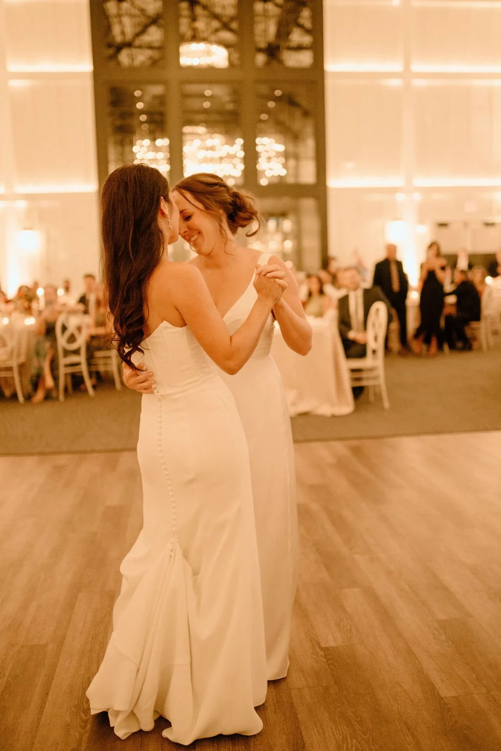 brides first dance for their ivy at the ellis preserve wedding