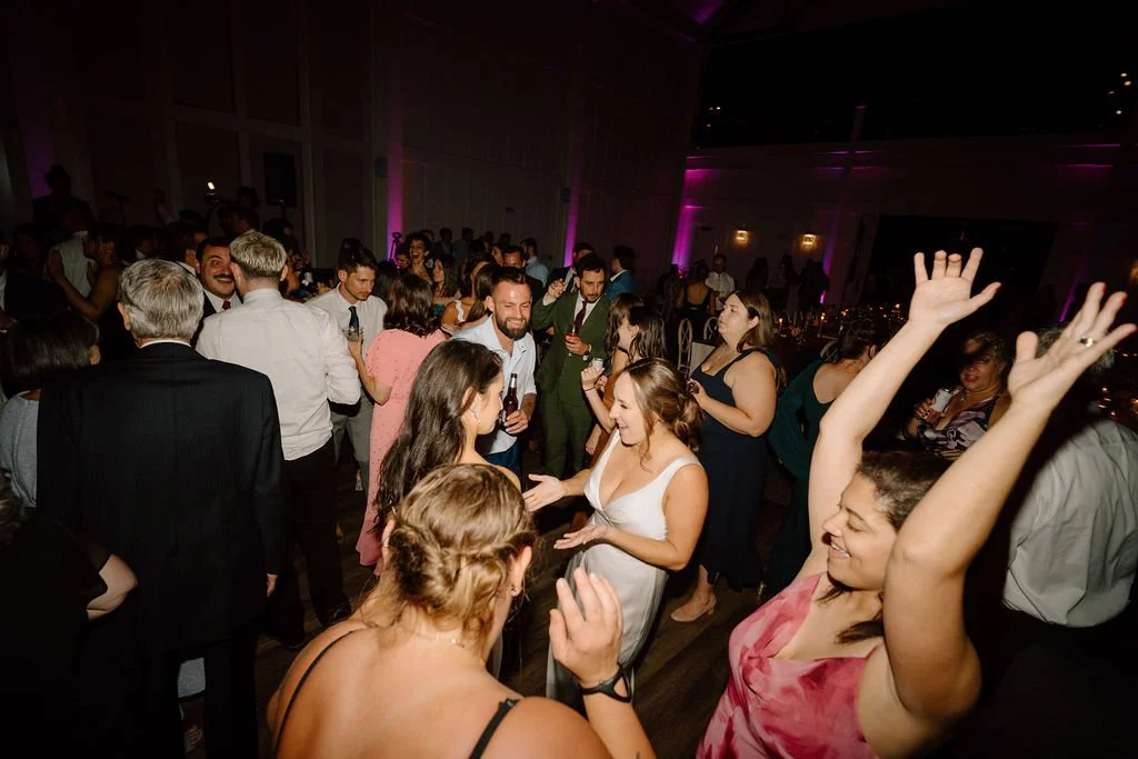 candid dance floor moments for wedding reception at the ivy at ellis preserve