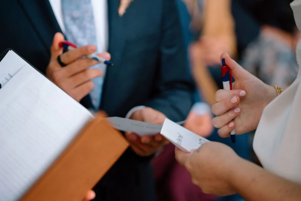 candid central park elopement ceremony at cop cot