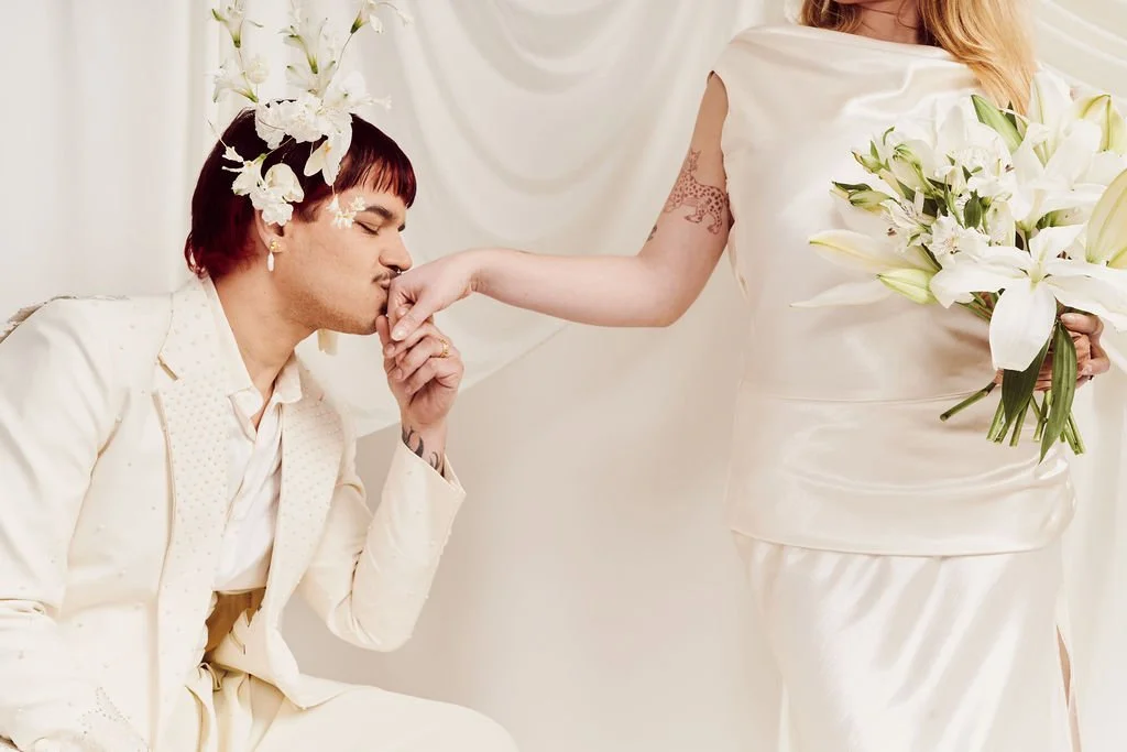 Creative Studio Wedding Photoshoot in Downtown Brooklyn