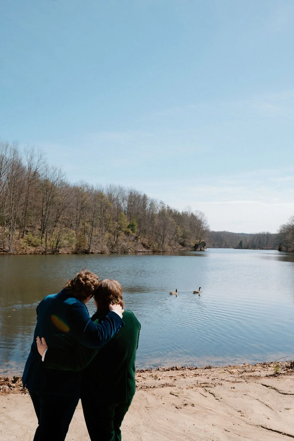 spring wedding at the pavilion on crystal lake venue in ct
