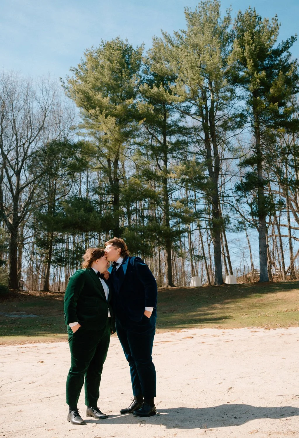 spring wedding at the pavilion on crystal lake venue in ct