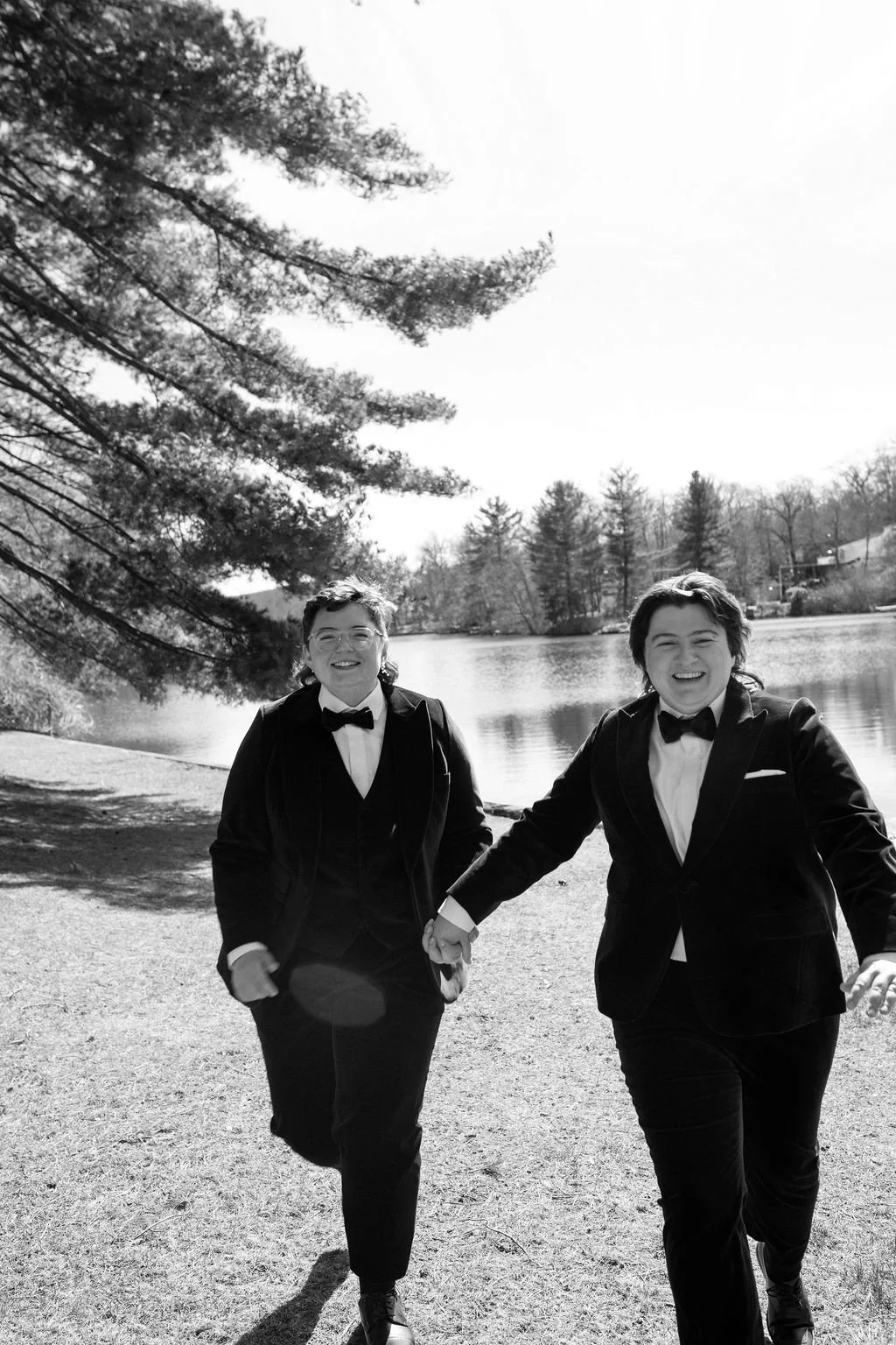 spring wedding at the pavilion on crystal lake venue in ct