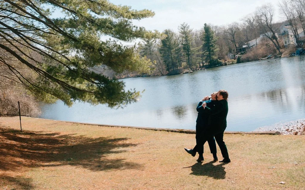 spring wedding at the pavilion on crystal lake venue in ct