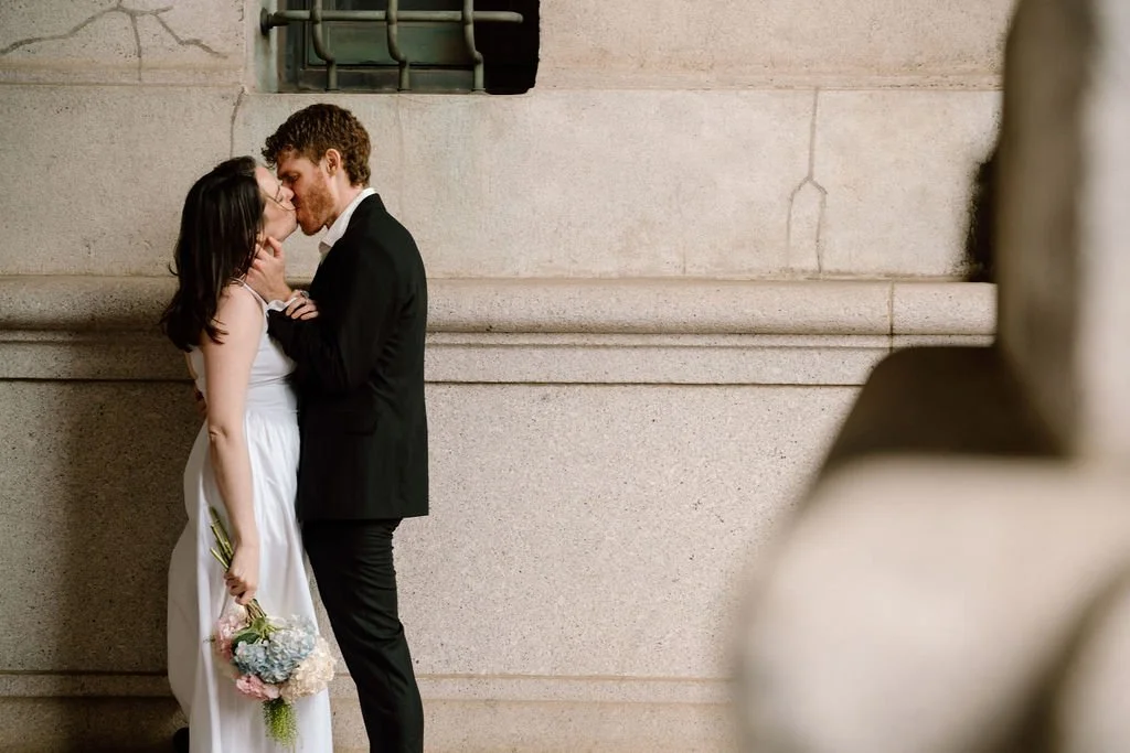 A City Hall Wedding in NYC, Hot Dogs Included