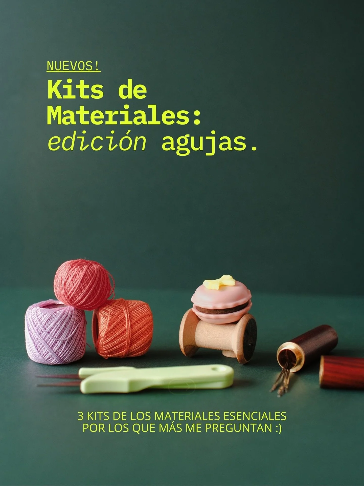 Arm&eacute; 8 kits bell&iacute;simos con los materiales que uso, recomiendo y los que m&aacute;s me piden cuando subo un videito.
No duerman que vuelan ✨🪡✨